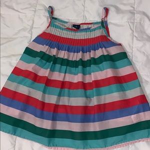 Stripped girls sleeveless top